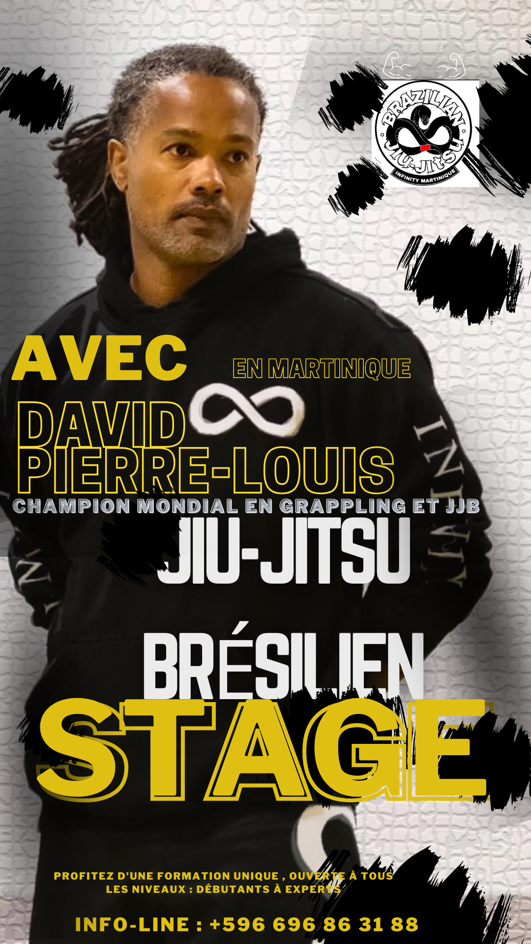 Stage Exceptionnel de Jiu-Jitsu Brésilien avec le Grand Champion David Pierre-Louis en Martinique
